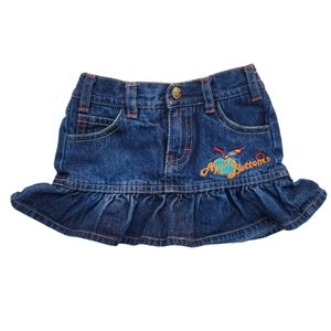 Vintage Y2K 🍎 Apple Bottoms jeans baby girls mini skirt